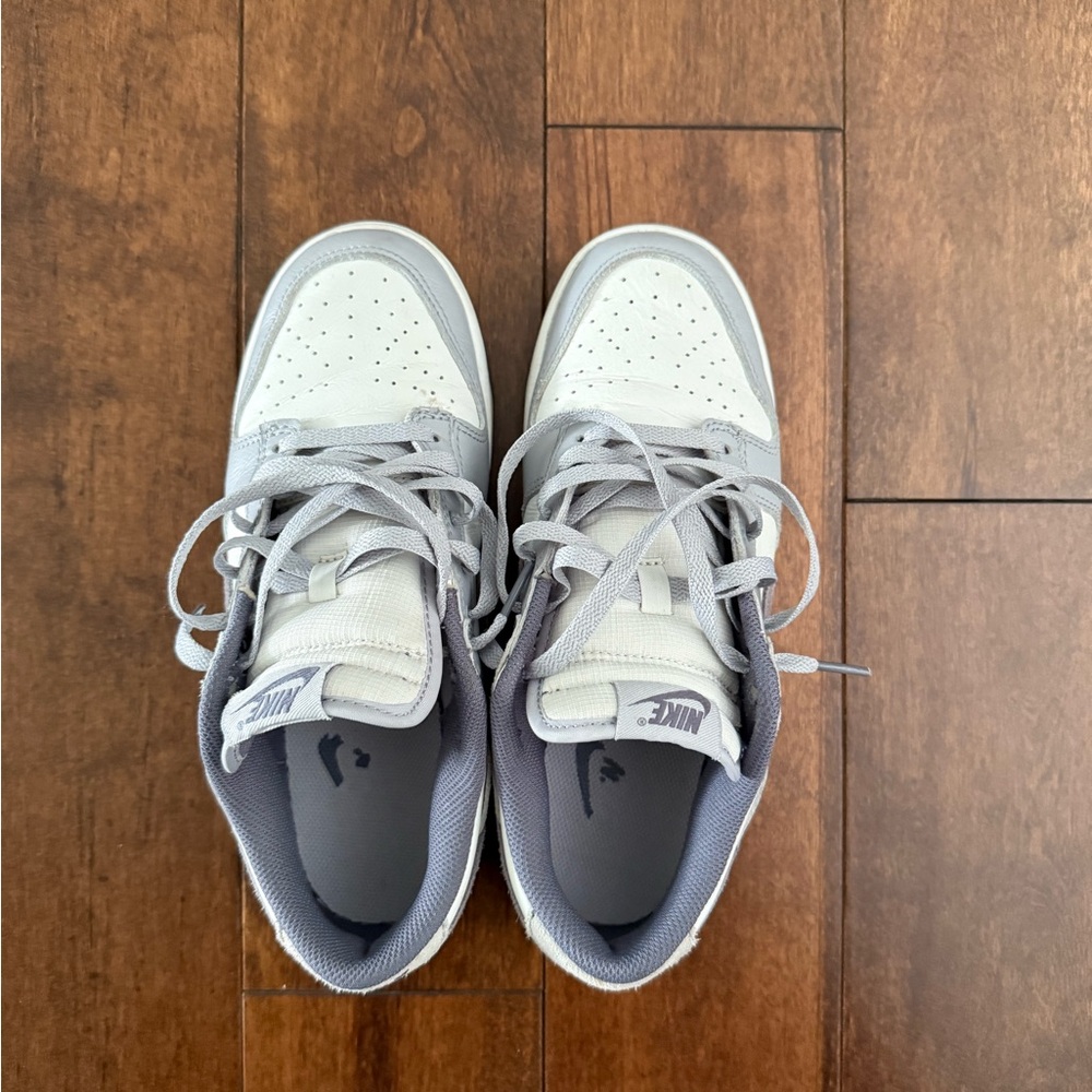 Nike Dunk Low White and Gray